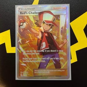 Red's Challenge (Full Art) - SM - Unbroken Bonds (SM10) Pokémon Card
